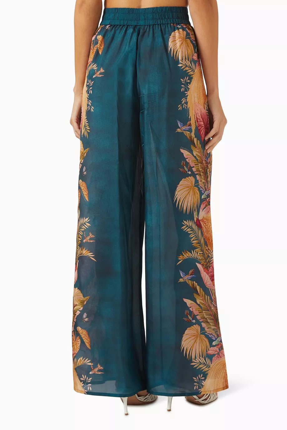 Relaxed-fit Pants in Silk