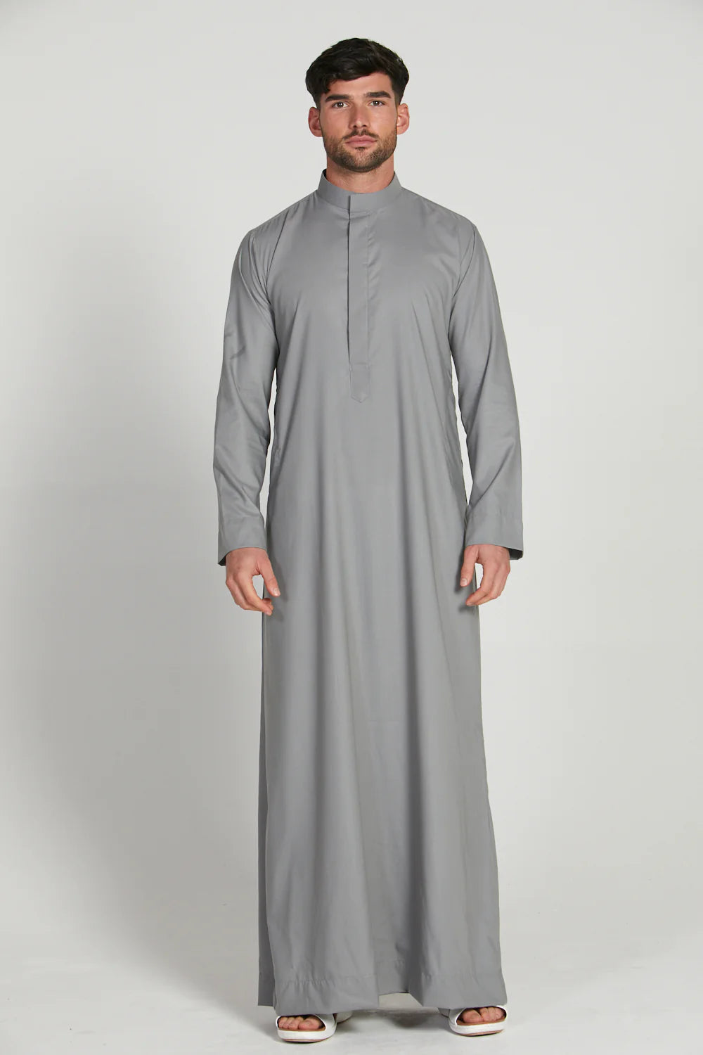Premium Kuwaiti Thobe - Grey