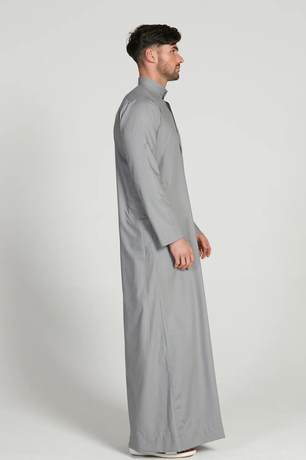 Premium Kuwaiti Thobe - Grey