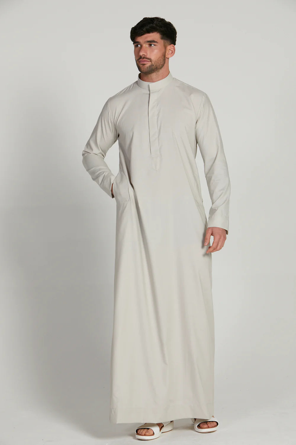 Premium Kuwaiti Thobe - Nude